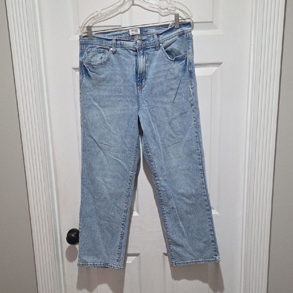 Kensie Mila Highrise Straight Jeans